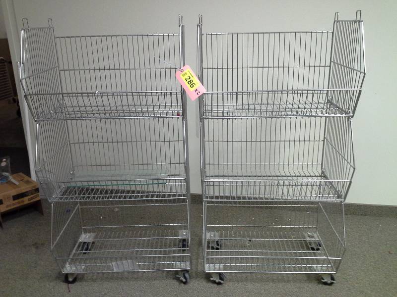Pair of wire carts