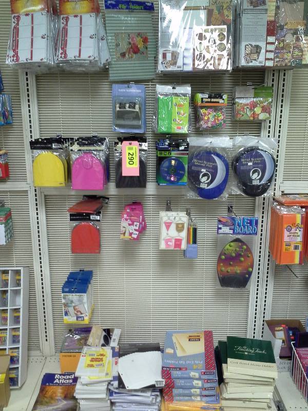 Miscellaneous scrapbooking, CD holders, office supplies