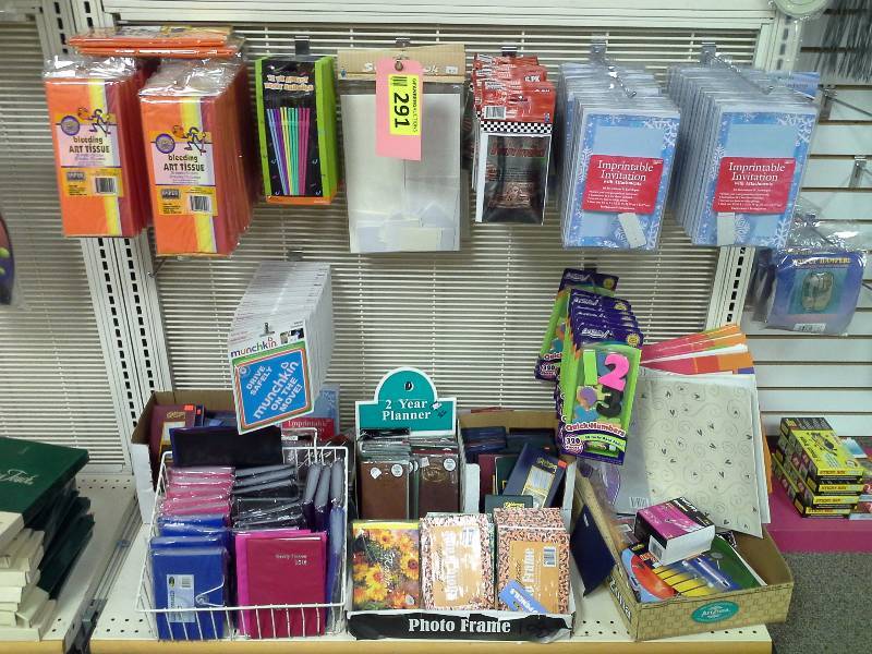 Miscellaneous office supplies and other lot