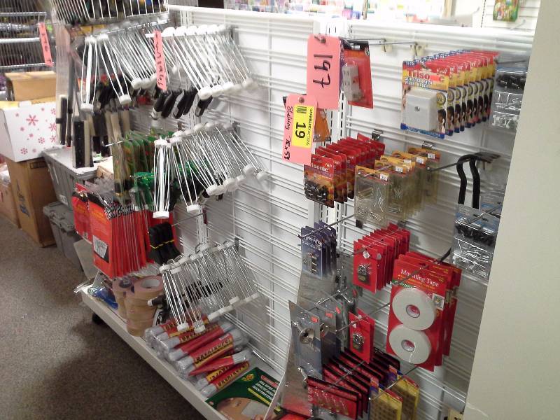 Retail shelving lot
