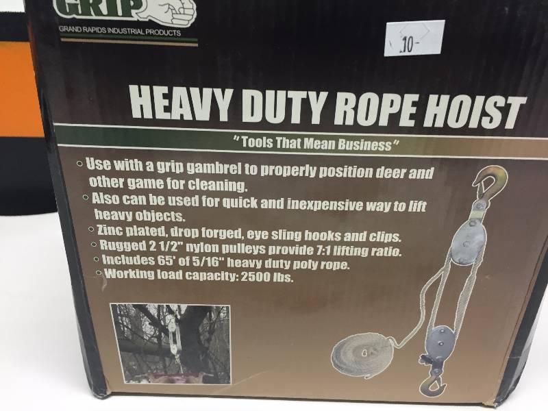 HEAVY DUTY ROPE HOIST