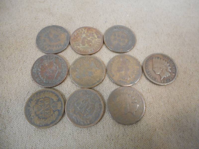 1880s Indian Head CentsPennies, M...