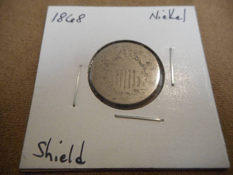 1868 Shield Nickel, Circulated ...