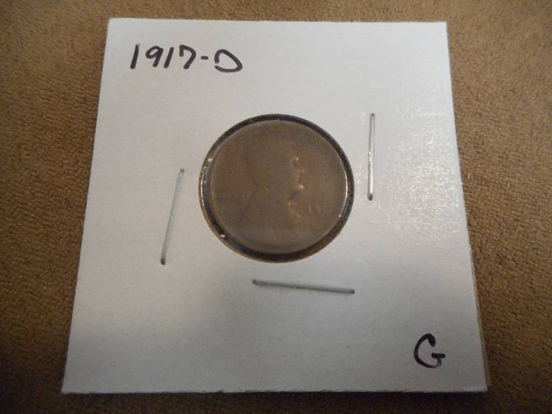 1917-D Lincoln Wheat Cent, Good Gar...