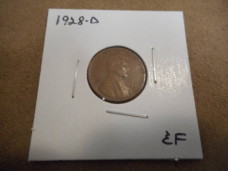 1928-D Lincoln Wheat Cent, Extra Fi...