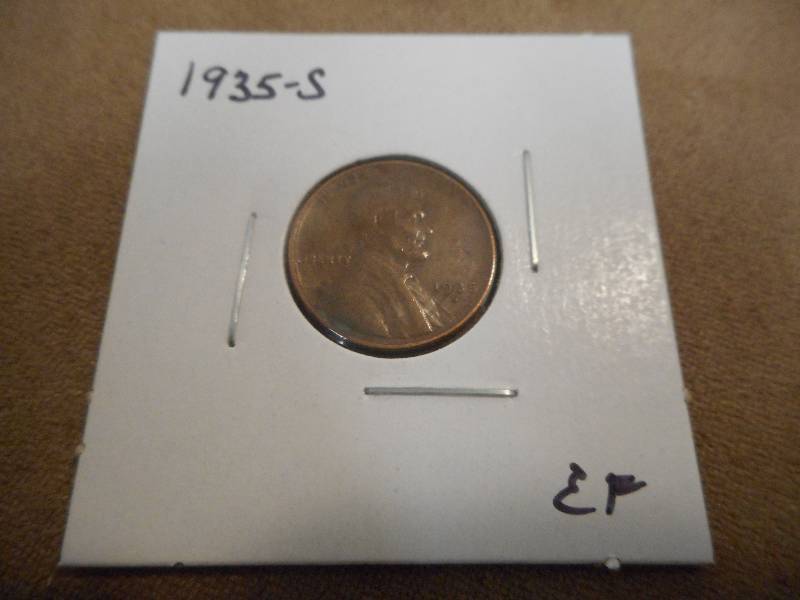 1935-S Lincoln Wheat Cent, Extra Fi...