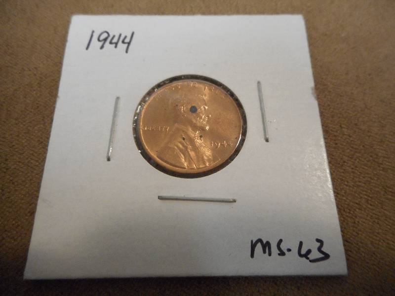1944-P Lincoln Wheat Cent, MS-63 Gr...