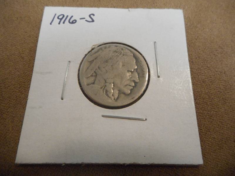 1916-S Buffalo Nickel, Circulated ...