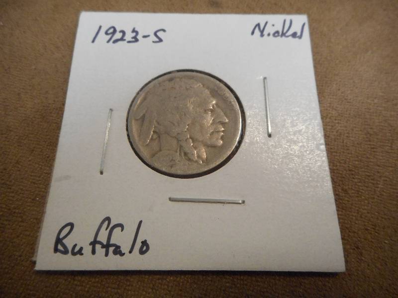 1923-S Buffalo Nickel, Circulated ...