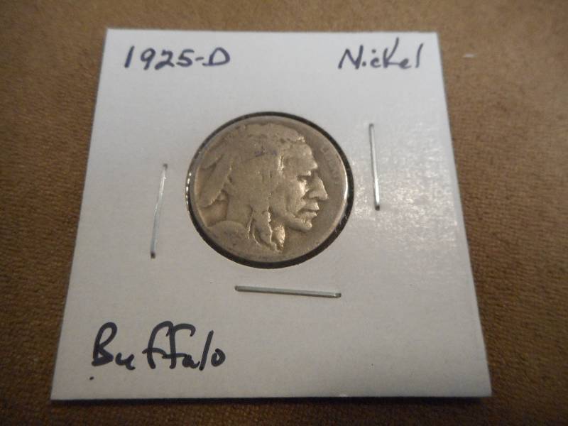 1925-D Buffalo Nickel, Circulated ...