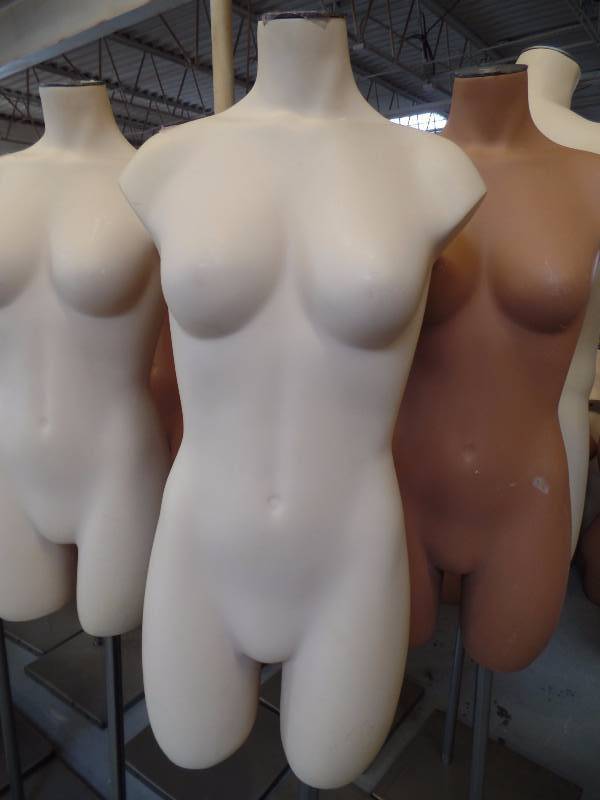Beige Female Torso Mannequins
