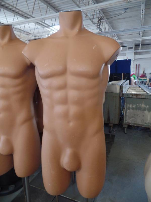 Brown Male Torso Mannequins