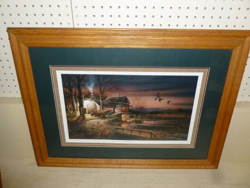 lot 2 image: Terry Redlin Print