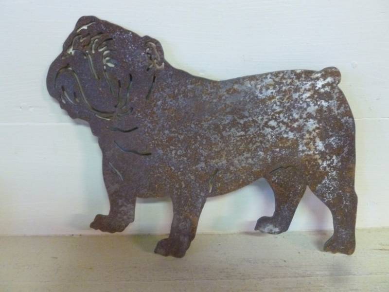 lot 54 image: Metal Bulldog