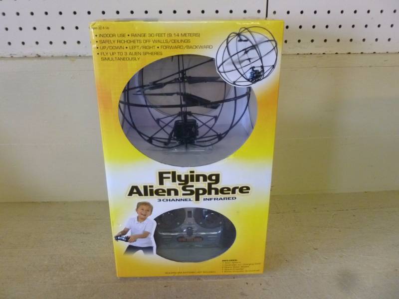 lot 116 image: Flying Alien Sphere