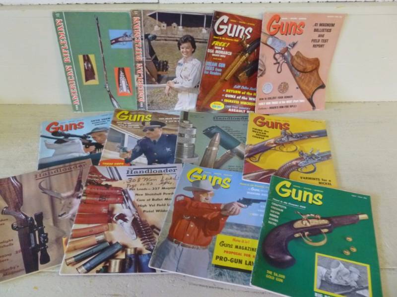 lot 360 image: Vintage Gun Magazines