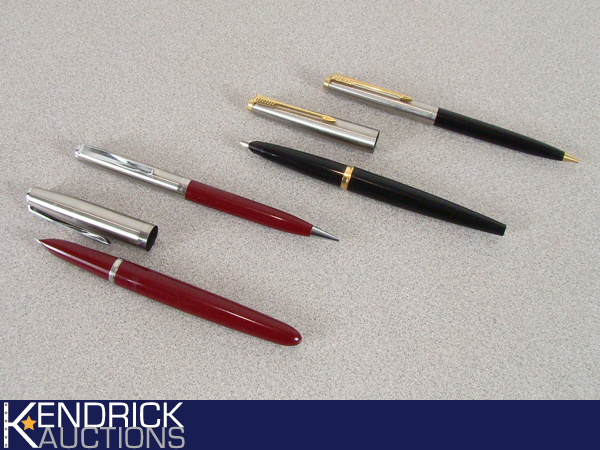 2 Vintage Parker Fountain Pen, and Pencil Sets