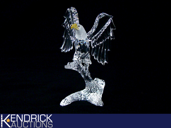 Retired MINT Swarovski Crystal Bald Eagle Figurine