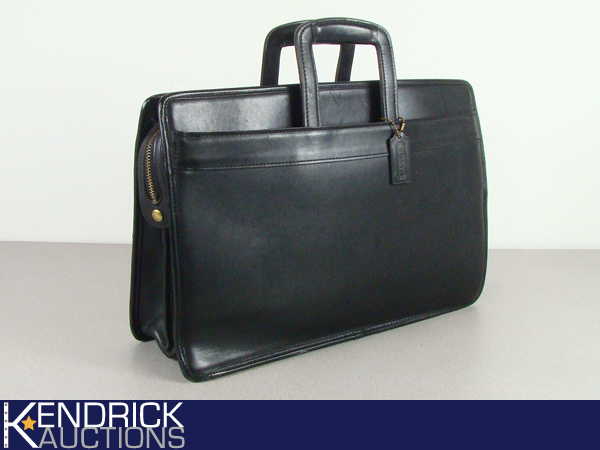Vintage COACH Retractable Handle Portfolio Attache Briefcase