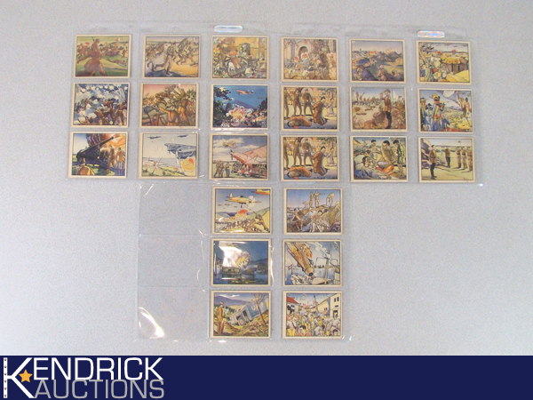24 Vintage 1938 GUM Inc. War Cards