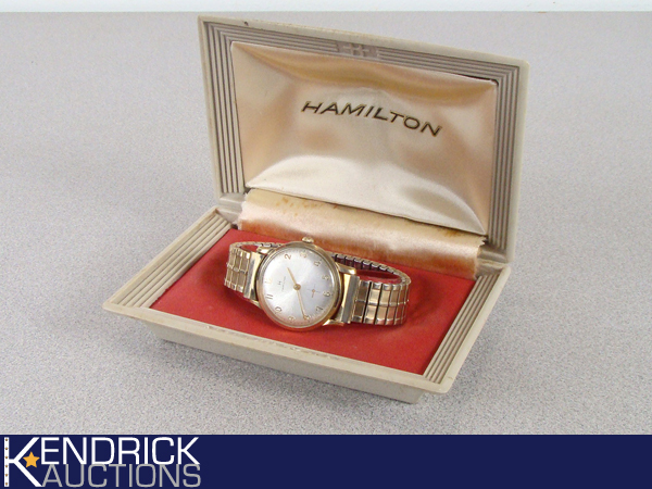 Vintage Hamilton 10K G.F. Mens Automatic Watch in Original Case