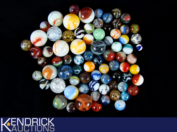 75 AntiqueVintage Higher End Marbles