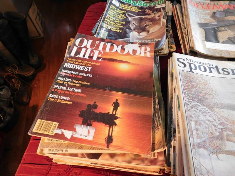 lot 145 image: vintage sportsman magazines fishing hunting topics