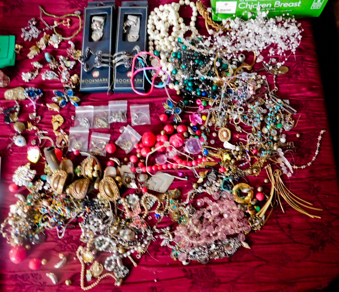 lot 95 image: very large lot of costume jewelry please see all the photos there is a lot here