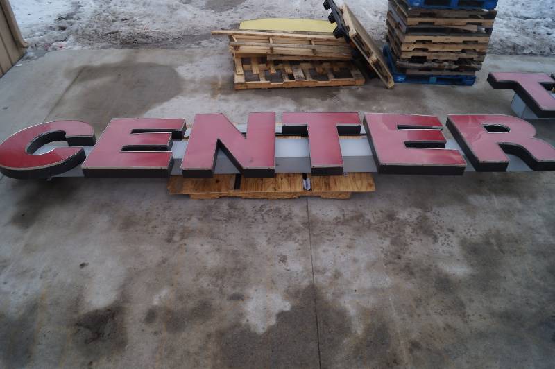 Very Large Center Sign