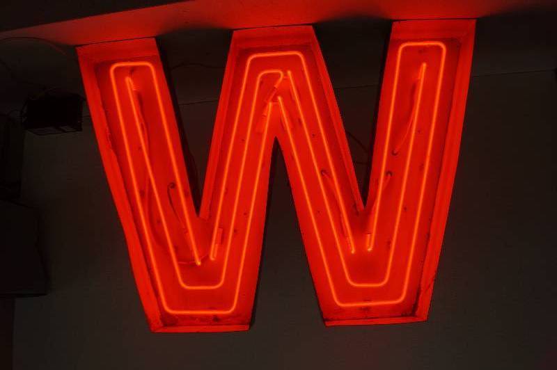 Red Neon Letter