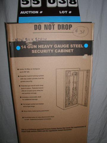 Steel Security 14 gun Cabinet