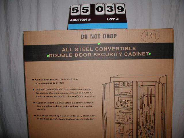 16 OR 31 Gun Steel Security Cabinet