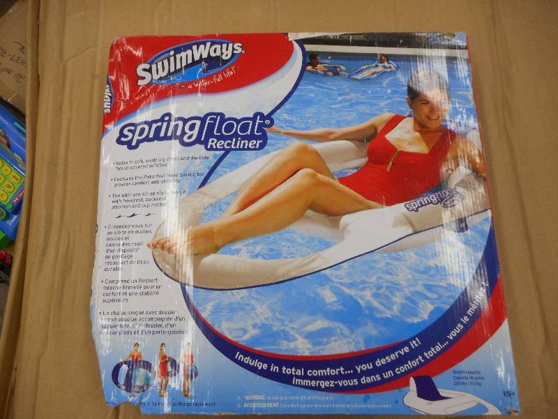 SWIMWAYS SPRING FLOAT RECLINER