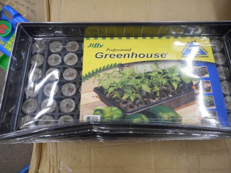 (5) Self Watering Greenhouse - 34 Count Each Tray