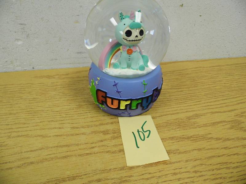 Furrybones Snow Globe
