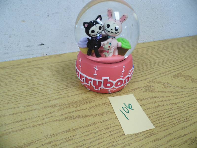 Furrybones Snow Globe