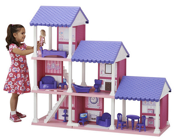 American Plastic Toys Fashion Doll Dollhouse