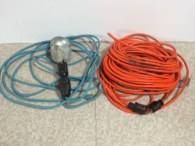 Extension Cord and Trouble Light