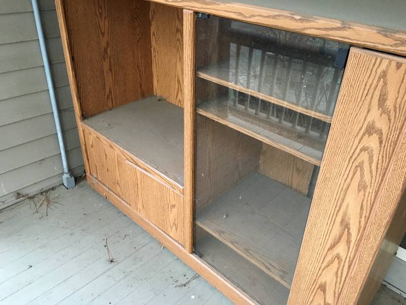 Oak Entertainment Center
