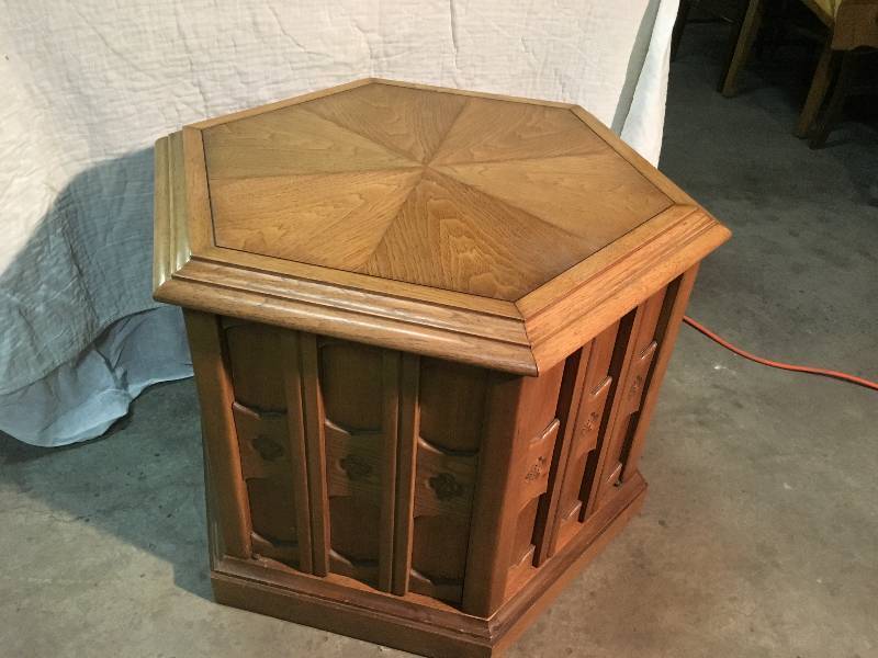 Solid Wood End Table