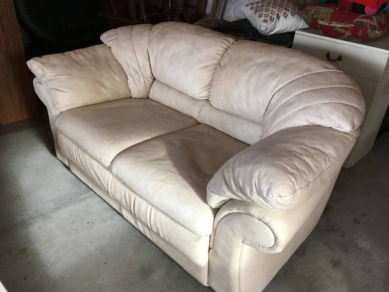 Pleather Love Seat