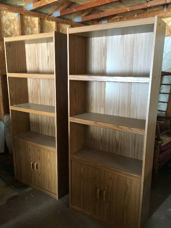 Pair Matching ShelvingBookcase Units