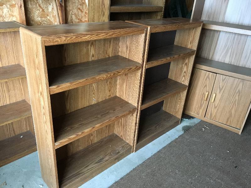 Pair Matching ShelvingBookcase Units