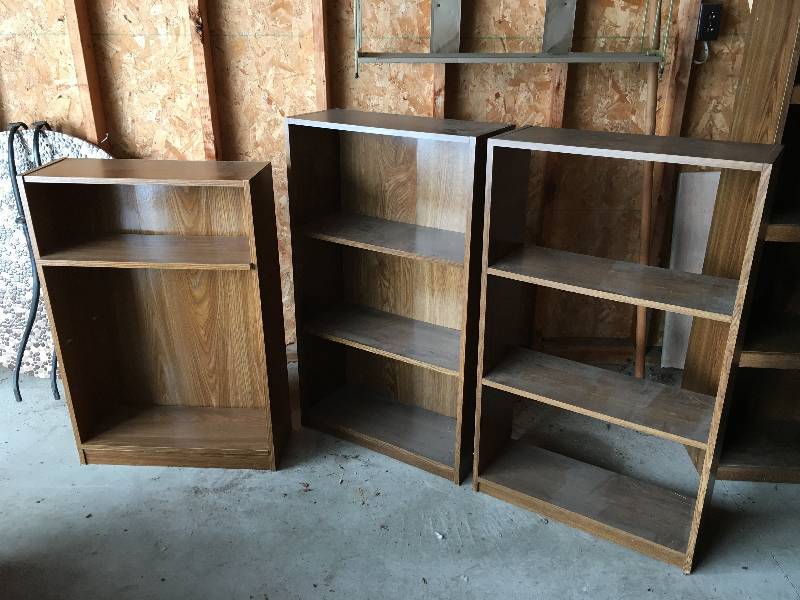 Three ShelvingBookcase Units