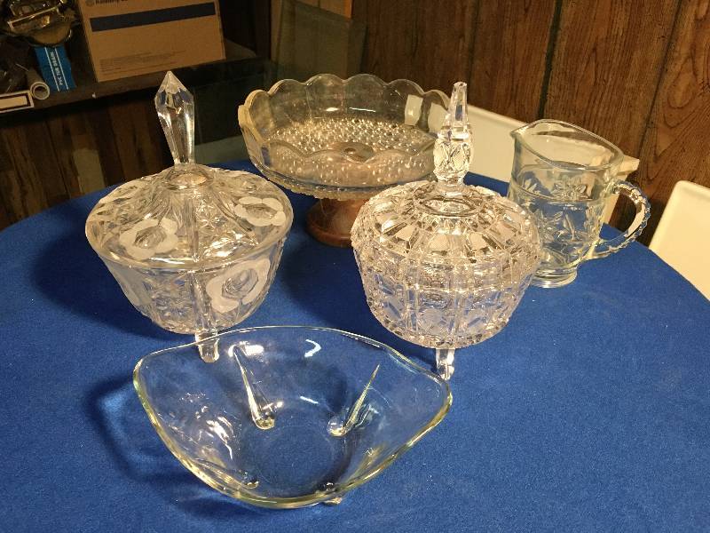 Cut Glass Candy Dishes and More