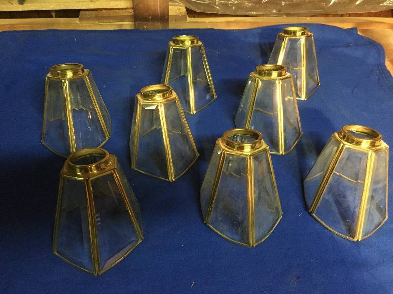 Appear to be Clear Lead Glass Light Globes