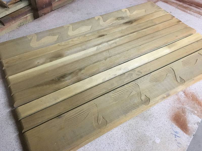 Wooden Floor Mat