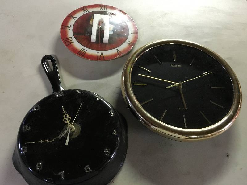 Three Clocks