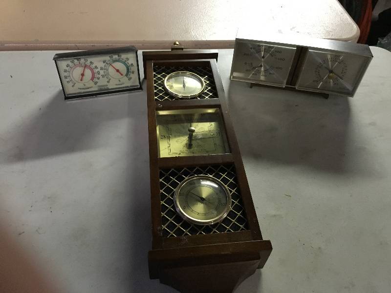 Thermometers and Barometers