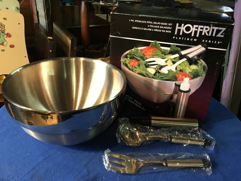 New Stainless Steel Salad Bowl Set